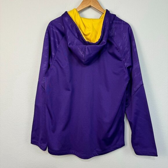 NFL Team Apparel Mens Minnesota Vikings Pullover Long Sleeve Hoodie Purple Large - Picture 6 of 10